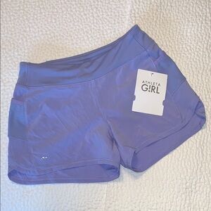Athleta Purple Athletic Shorts Relaxed Fit